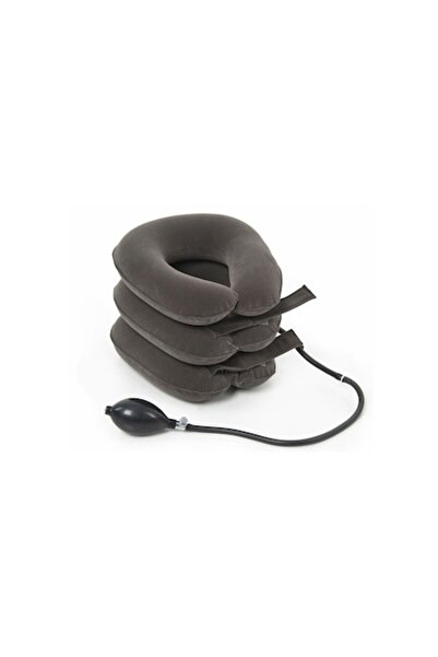 Spowerts Guler gonflabil de alungire cervicală, 3 niveluri, corecția coloanei...