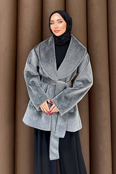 Melike Tatar Παλτό με ζώνη Angora 32-2504