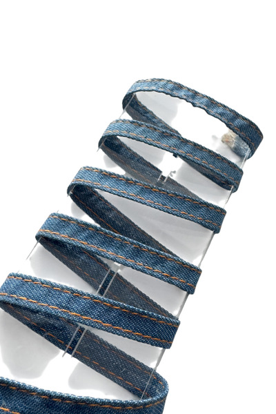 kalben accessories Stitched Jean Denim Ribbon Width 1 cm Length 3 Meters