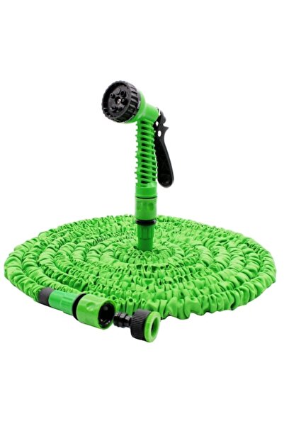 elSales Furtun de grădină extensibil Magic Flex, cu pistol de udat, 60 de met...