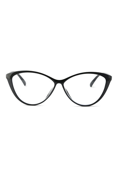 Angel Eyes Women's Cat Eye Black Rimmed Computer Glasses Blue Light Protective Clear Lens