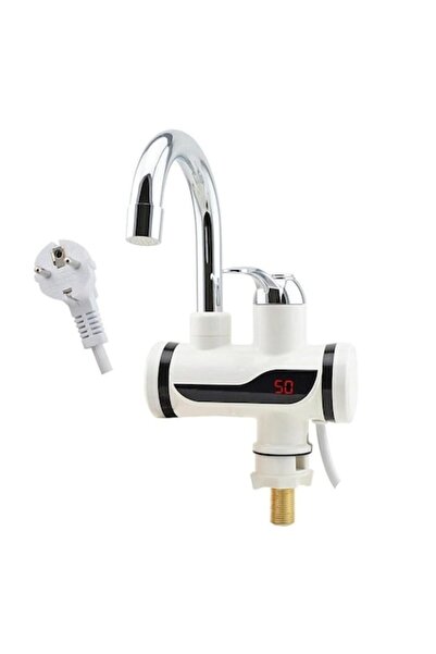 Tiessa Baterie electrică de apă caldă Tiessa®, afișaj LCD, 3KW, apă caldă ins...