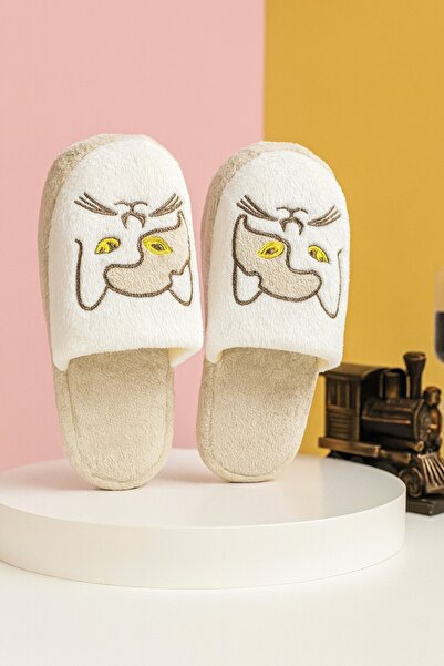 Moda Frato Neko Cat Women's House Slippers Daily Comfortable Winter Slippers