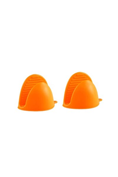 OEM Set 2 Silicone Kitchen Gloves, Orange