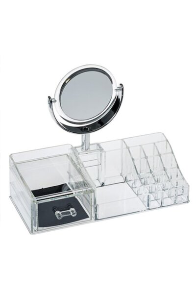 OEM Cosmetic Organizer with Mirror, 30x13x8 cm