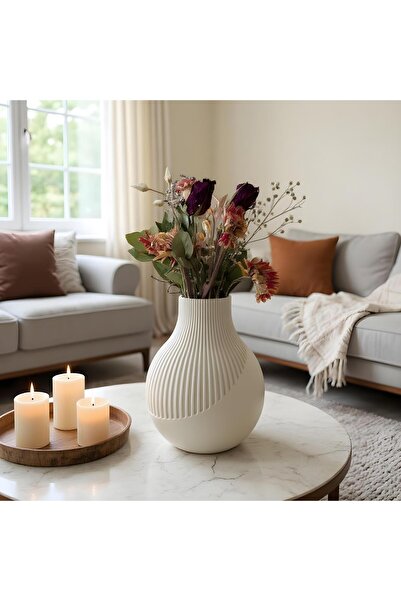 Qukis Store QUKI'S STORE - NİRA VAZO - Evinize Renk Katacak, Minimalist Tasarım, Dekoratif Vazo