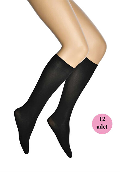 Skygo Litaetrend 12 Pieces Micro 40 Knee-High Women's Socks Black 500