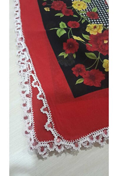 Papatyam Handmade Crochet Writing//Crochet Embroidered Yemeni/Handmade Dowry Veil/100X100/Cotton Yemeni