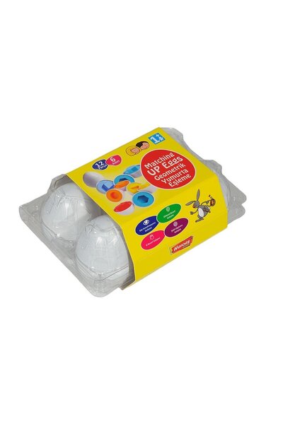 Zarif İnci Geometric Egg Matching Game (Pack of 6) Heroes Toys