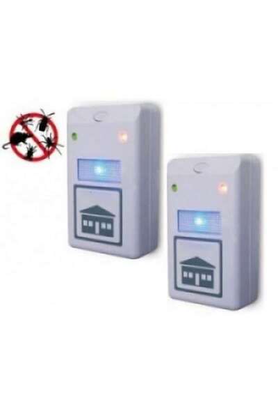 Deliny Set 2 dispozitive Deliny® cu ultrasunete și unde electromagnetice împotriva rozătoarelor și insectelor