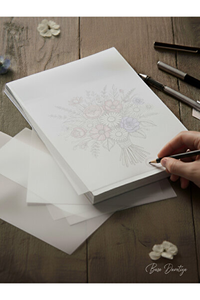 Buse Davetiye A4 Aydınger Eskiz Kağıdı 52Gr. - 50 Adet