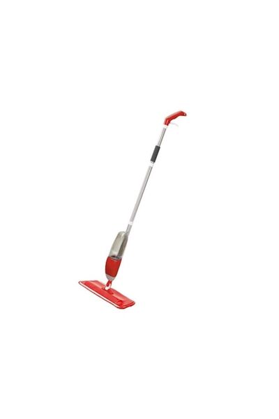 Bohmann Set Mop Super Easy Spray, rezervor detașabil, Roșu, 600 ml și 2 lavete