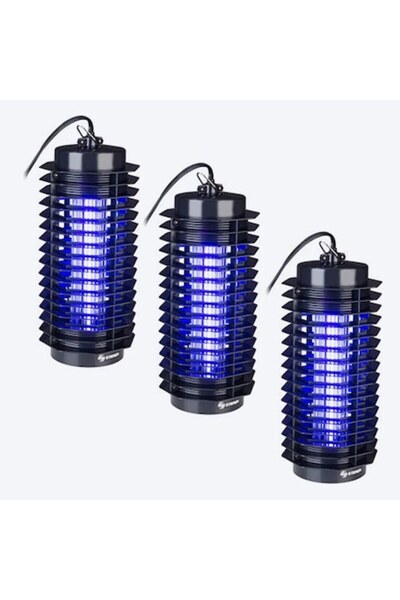 Gaia Σετ 3 λαμπτήρων UV, αντιεντομοκτόνων, κουνουπιών με μεγάλη εμβέλεια δράσ...