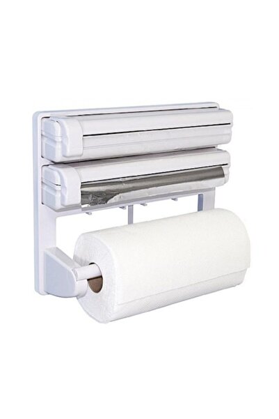 OEM Dozator triplu de bucătărie pentru prosoape de hârtie, folie de aluminiu ...