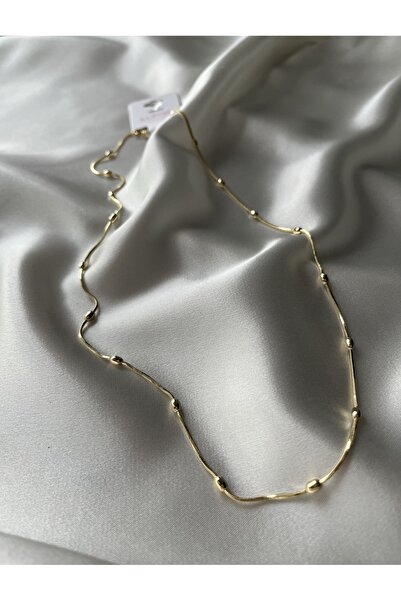 XUPING JEWELRY 14K Altın Kaplama Boncuklu Kolye
