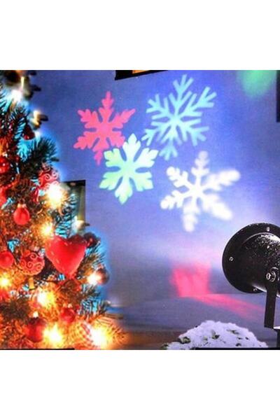 DECOS Лазерен проектор, декоративни коледни светлини, снежинки