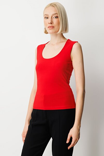 ON U Neck Basic Blouse-61385