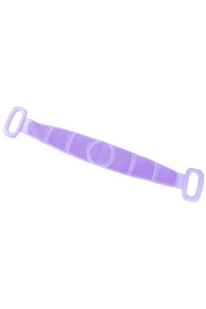 OEM Perie pentru frecarea spatelui, tip curea din silicon, violet