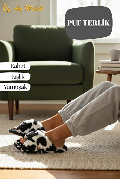 AYMELEK Γυναικείες παντόφλες εσωτερικού χώρου βελούδινες με μαλακή σόλα, αντιολισθητικές, χειμερινές παντόφλες