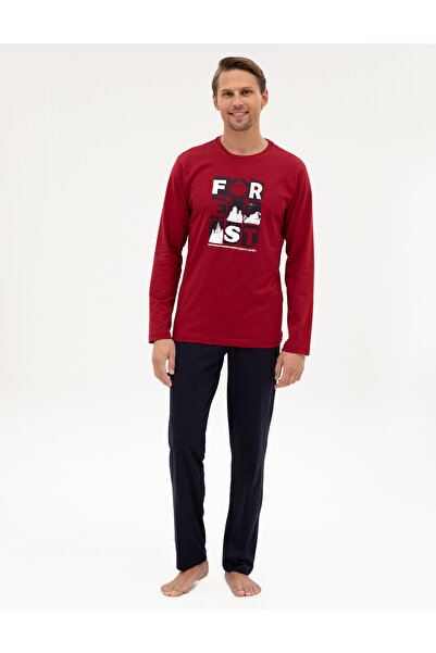 Pierre Cardin Bordo Pijama Takımı 50322655-900