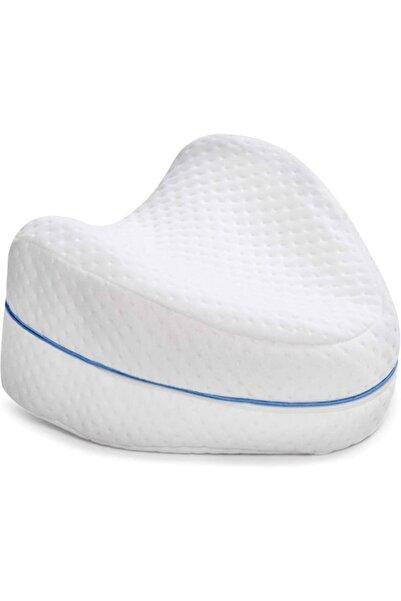 OEM Orthopedic memory foam leg pillow 25 x 24 cm, washable cover, white