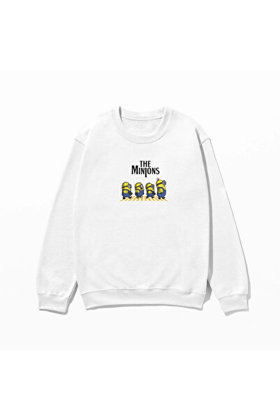 SVART WEAR سترة مينيون مطبوعة 100% قطن بمقاس كبير، سترة عصرية أنيقة ومرحة مع ...