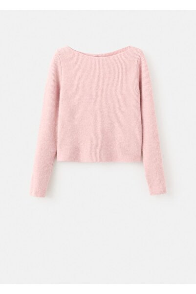 MANGO Woman Ribana triko kazak