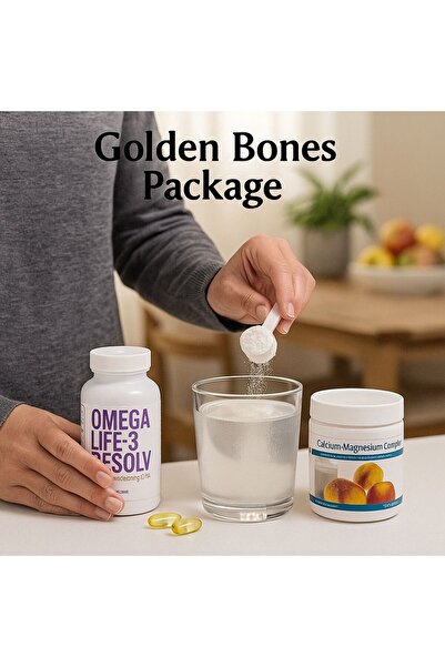 UNICITY Golden Bones Package – Omega Life-3 Resolv + Calcium-Magnesium Complex