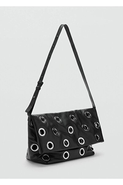 MANGO Woman Delik detaylı çapraz çanta