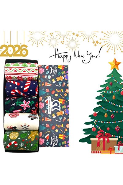 H&N مجموعة من 5 جوارب خاصة لعيد الميلاد للجنسين