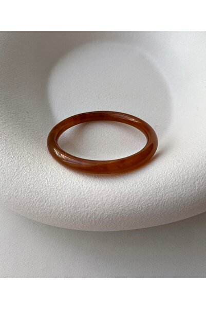 mos&more Kahverengi Reçine Bilezik, İç çap: 6cm