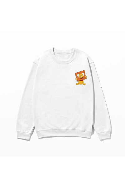 SVART WEAR Φούτερ Winnie the Pooh με τύπωμα 100% βαμβάκι oversized Μοντέρνο, ...