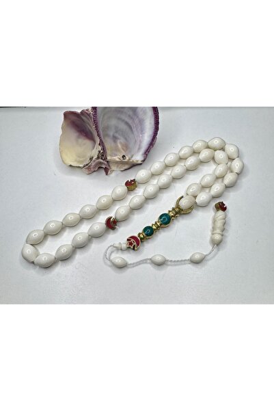 İskenderun Tesbihcilik Giant Size Special Craftsmanship Collectible Camel Bone Prayer Beads