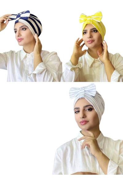 ALDAİR 3 τεμάχια εξωτερικής κουκούλας διπλής όψης με φιόγκο (φιόγκος με δυνατ...