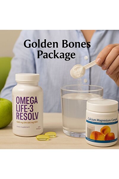 UNICITY Golden Bones Package – Omega Life-3 Resolv + Calcium-Magnesium Complex