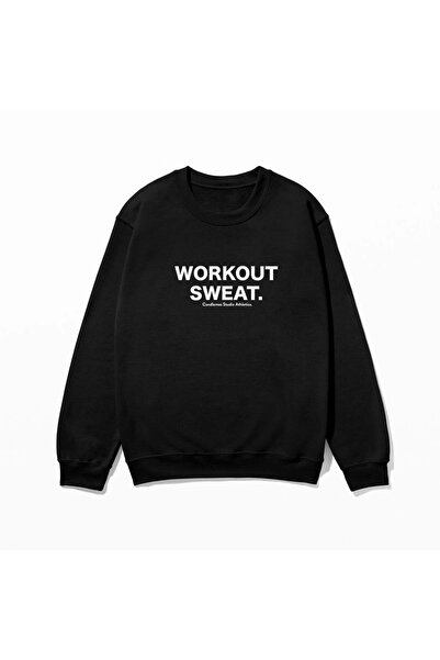 SVART WEAR Φούτερ γυμναστικής με τύπωμα 100% βαμβάκι oversized Μοντέρνο, φαντ...