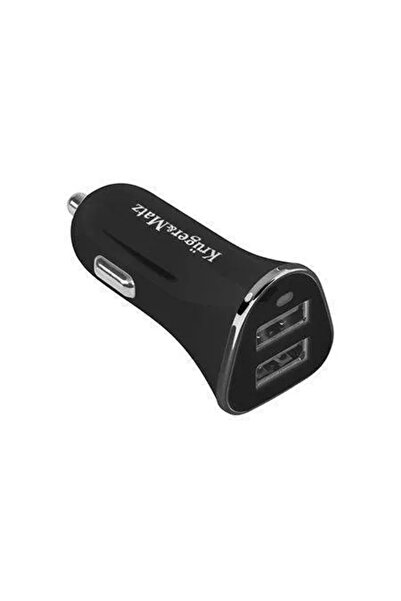 OEM Alimentator auto DUAL USB 2.4A negru Kruger&Matz