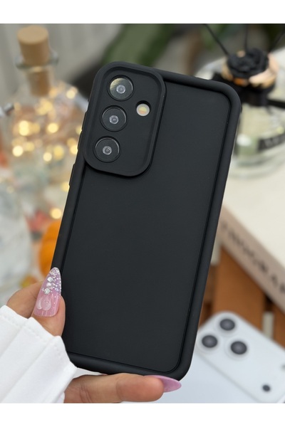 Go Aksesuar Galaxy S24 PLUS Uyumlu Mat Lansman Parmak İzi Bırakmaz Silikon Kılıf