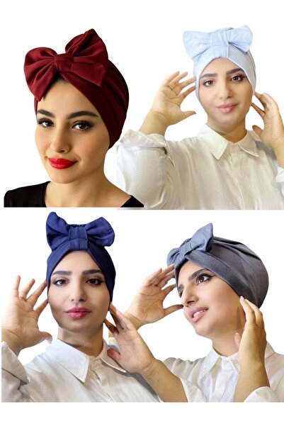 ALDAİR 4 τεμάχια εξωτερικής κουκούλας διπλής όψης με φιόγκο (φιόγκος με δυνατ...