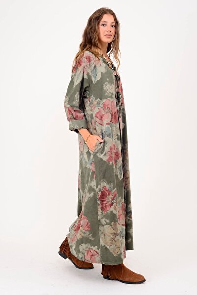 Park Moda 11411 ΦΟΡΕΜΑ ΜΕ ΚΟΥΜΠΙΑ ΜΕ ΣΧΕΔΙΟ ΛΟΥΛΟΥΔΙΩΝ ΜΕ ΛΕΠΤΟΜΕΡΗ ΛΕΠΤΟΜΕΡΗΣΙΑ ΦΙΤΙΛΙΑΤΟ ΒΕΛΟΥΔΟ