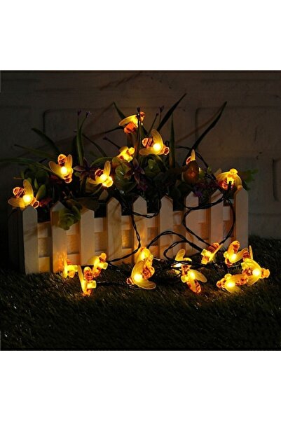 OEM Solar String Lights with 30 Bee LEDs, Warm Light