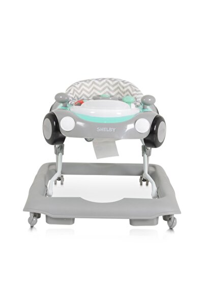 Cangaroo Baby Walker Shelby Mint, 360° Rotating Front Wheels, Compact Folding, Musical Function