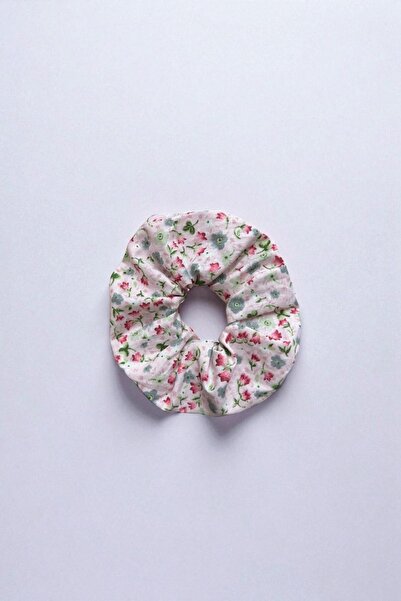 AXUM Pink Flower Pattern Women Hair Rubber Band Hair Accessory