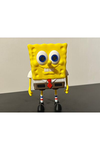 HasFar Tech تمثال سبونج بوب المربع الأصفر للزينة - تحفة فنية مطبوعة بتقنية ثل...