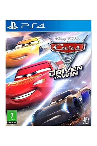 Disney Video Game 'Cars 3 Driven To Win' - English/Arabic (Saudi Edition) - Racing - PlayStation 4 (
