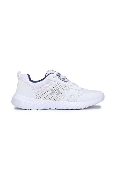 hummel Verona 212491-9077 Λευκά Μπλε Ναυτικά Παπούτσια Καθημερινά Άνετα Παπούτσια