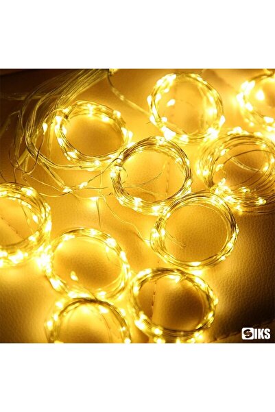 OEM Instalație lumini de Crăciun, 3 m x 2 m, model cu rețea USB, 8 moduri, perdea alb cald, 300 LED-uri