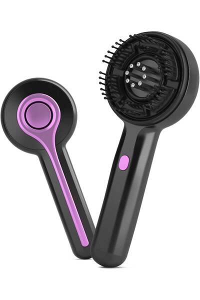 HYX 2-in-1 Electric Scalp Massager Comb with Hair Oil Diffuser – Multi-Function Hair Brush & Heat