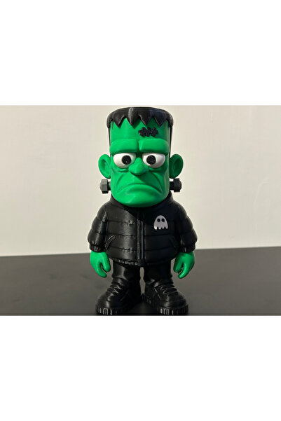 HasFar Tech تمثال زخرفي بطابع فرانكشتاين - تحفة فنية مطبوعة بتقنية ثلاثية الأ...