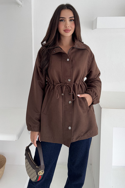 Noa Noa Γυναικείο μπουφάν με κουμπιά στη μέση – Λειτουργικό & Μοντέρνο στυλ